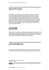 Factors that contribute to community business success